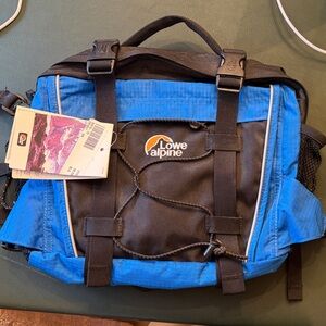 Lowe Alpine Blue and Black “Waistcase” Large 9x12” Belt Bag